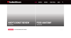 Desktop Screenshot of foodies365.com